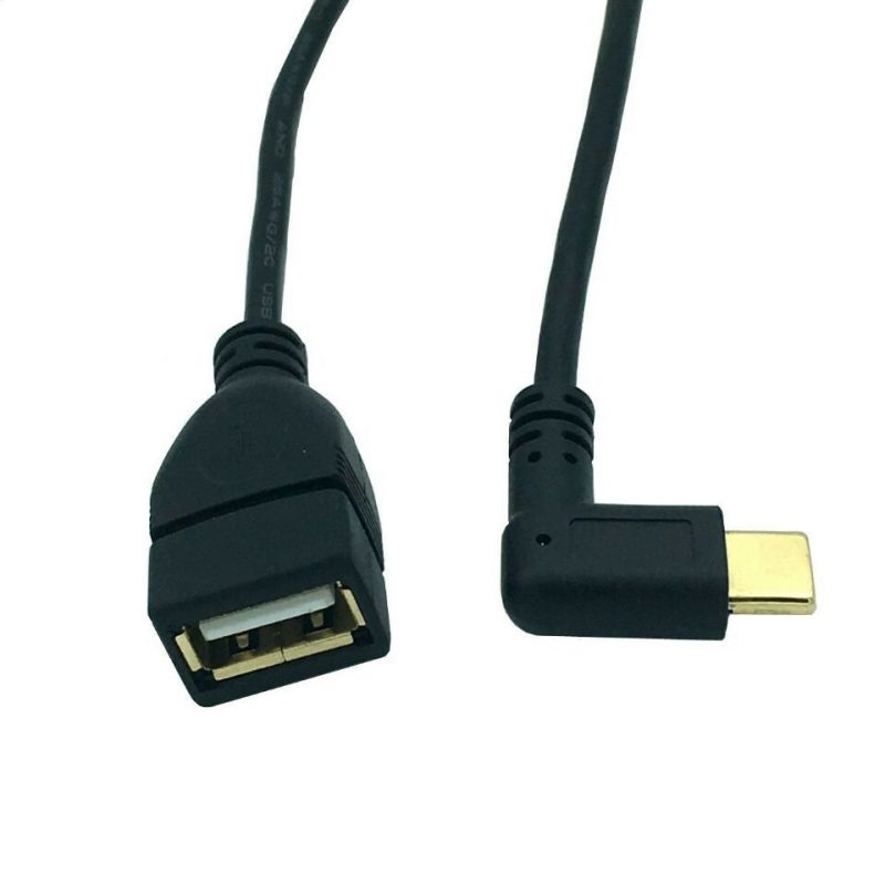 Type-C elbow to USB AF for mobile phone connection to USB drive