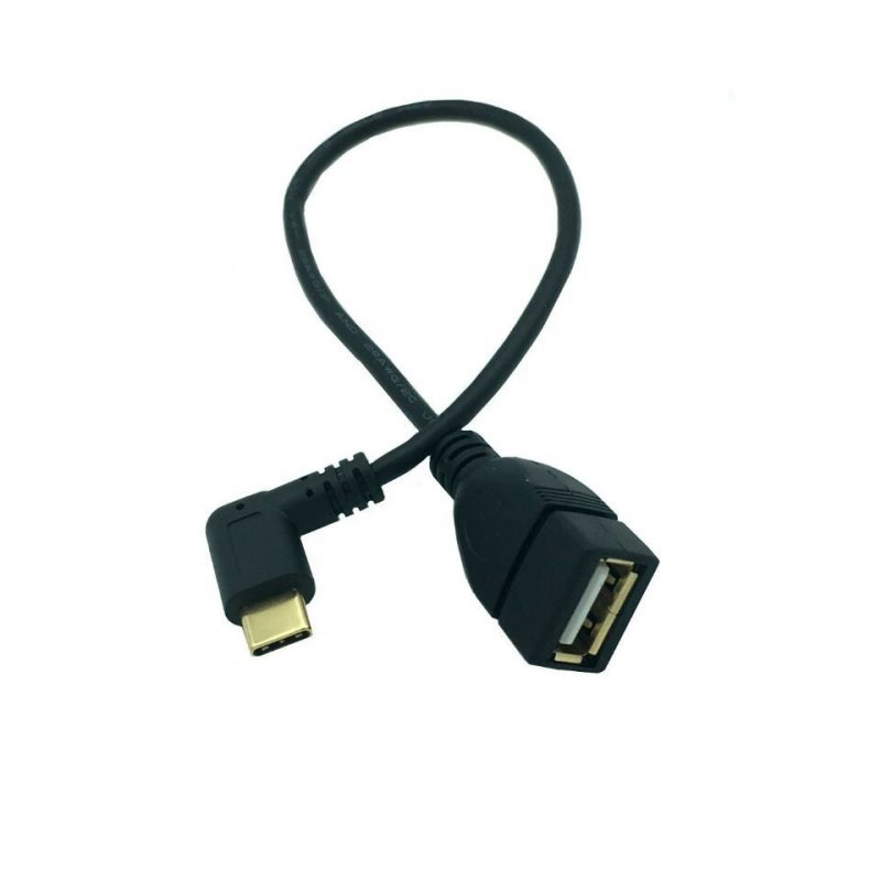 gold plated usb 2.0 cable OTG 0.25m