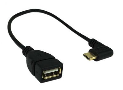 gold plated usb 2.0 cable OTG 0.25m