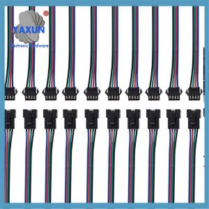 4pin SM JST 15cm Cable Female/ Male connectors for Led Strip RGB 5050 3528 WS2801 APA02 WS2815 WS2813