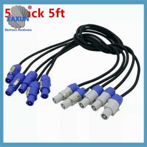 5ft Powercon Extended Cable Power Plug Male to Female for Stage Lighting