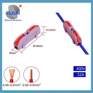 Electrical Lever Connectors Wire Terminals for 28-12 AWG Inline Splices and Any Circuit