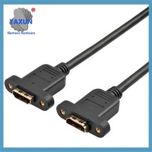 HDMI extension cable female to female screw fixed 1.4 version 4K30Hz HD cable