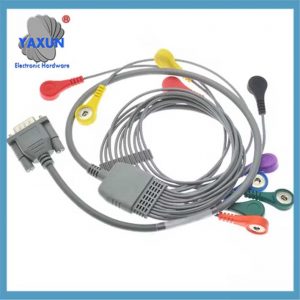 High-Quality Custom ECG Cable Assembly for Medical Electronics