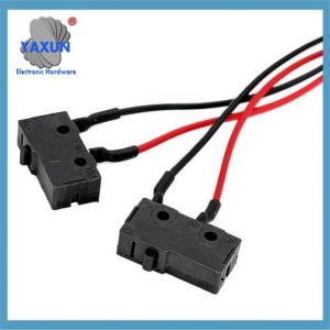 Micro switch KW12 2-pin limit travel switch with wire for electrical appliances