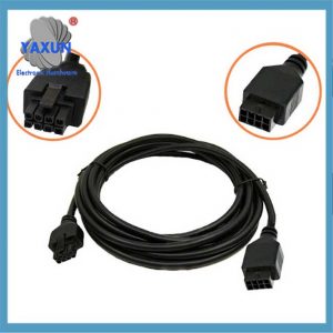 Overmolded Molex MICRO-FIT 3.0 Series 4x2 8 wire harness OEM wire Harness Supplier