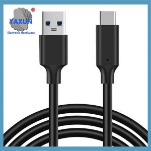 USB3.0 to type-c hard drive cable, car 3A60WPD fast charging cable